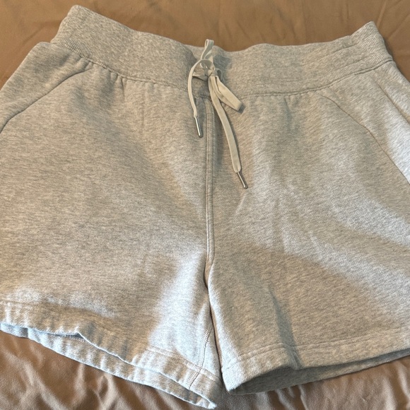 Lululemon Athletica Light Gray Athletic Shorts - Picture 1 of 2